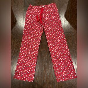 Vineyard Vines Women's Santa Whale Flannel Lounge Pants Size X-Small